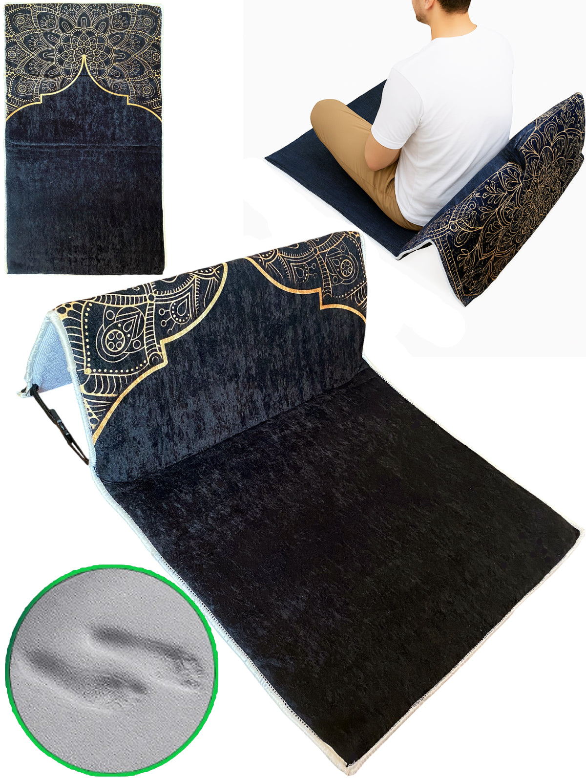 Sırt Destekli Süngerli Seccade