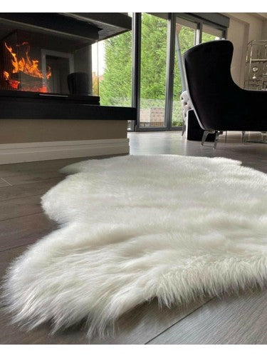 Plush Foam Shaggy Fur Area Rug Carpet Soft