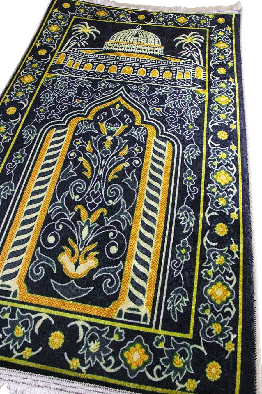 3 CM Süngerli Ortopedik Seccade - Hurma Ağaçlı Medine Temalı Seccade - Carpetella