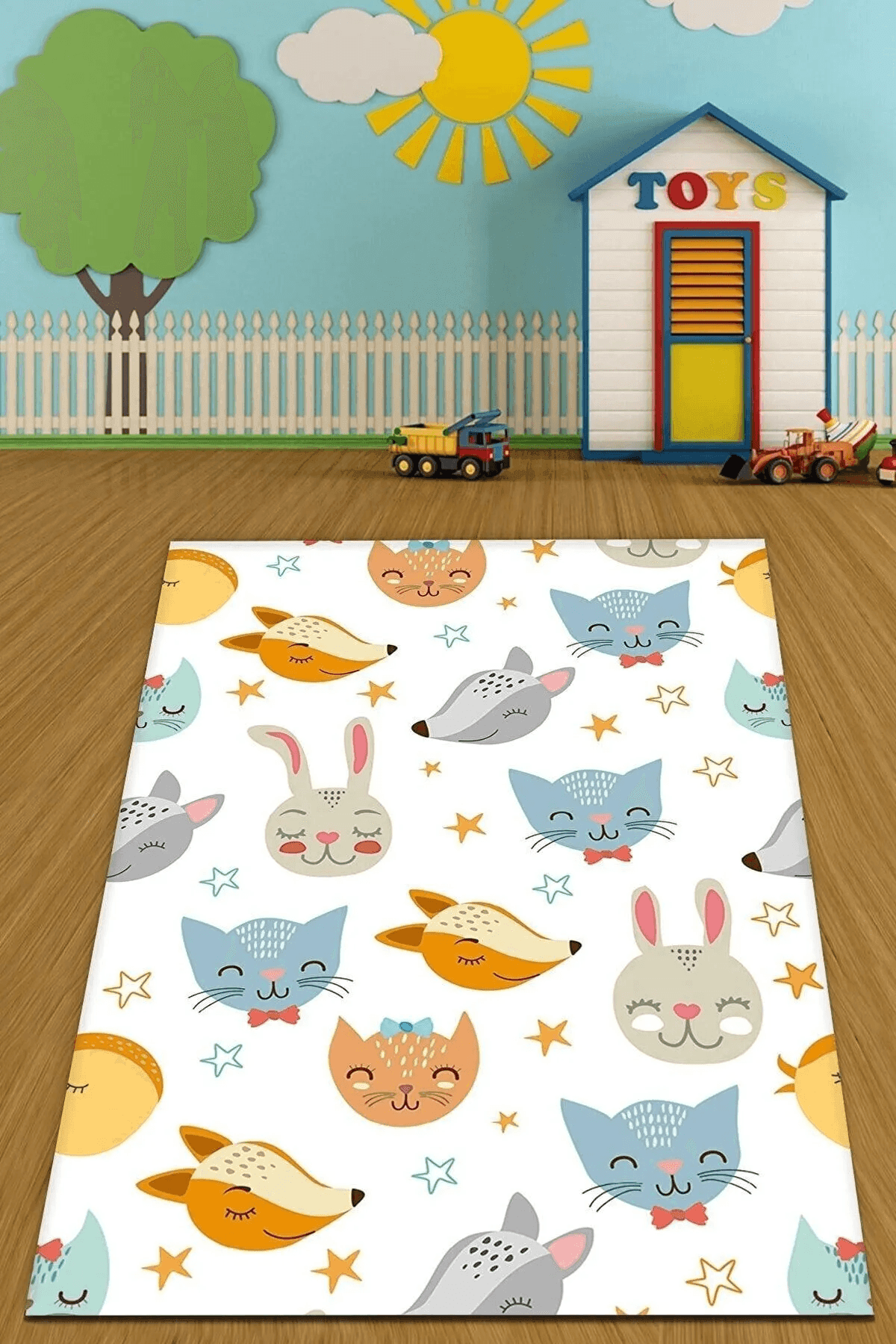 Dijital Baskılı Çocuk Halısı - Carpetella