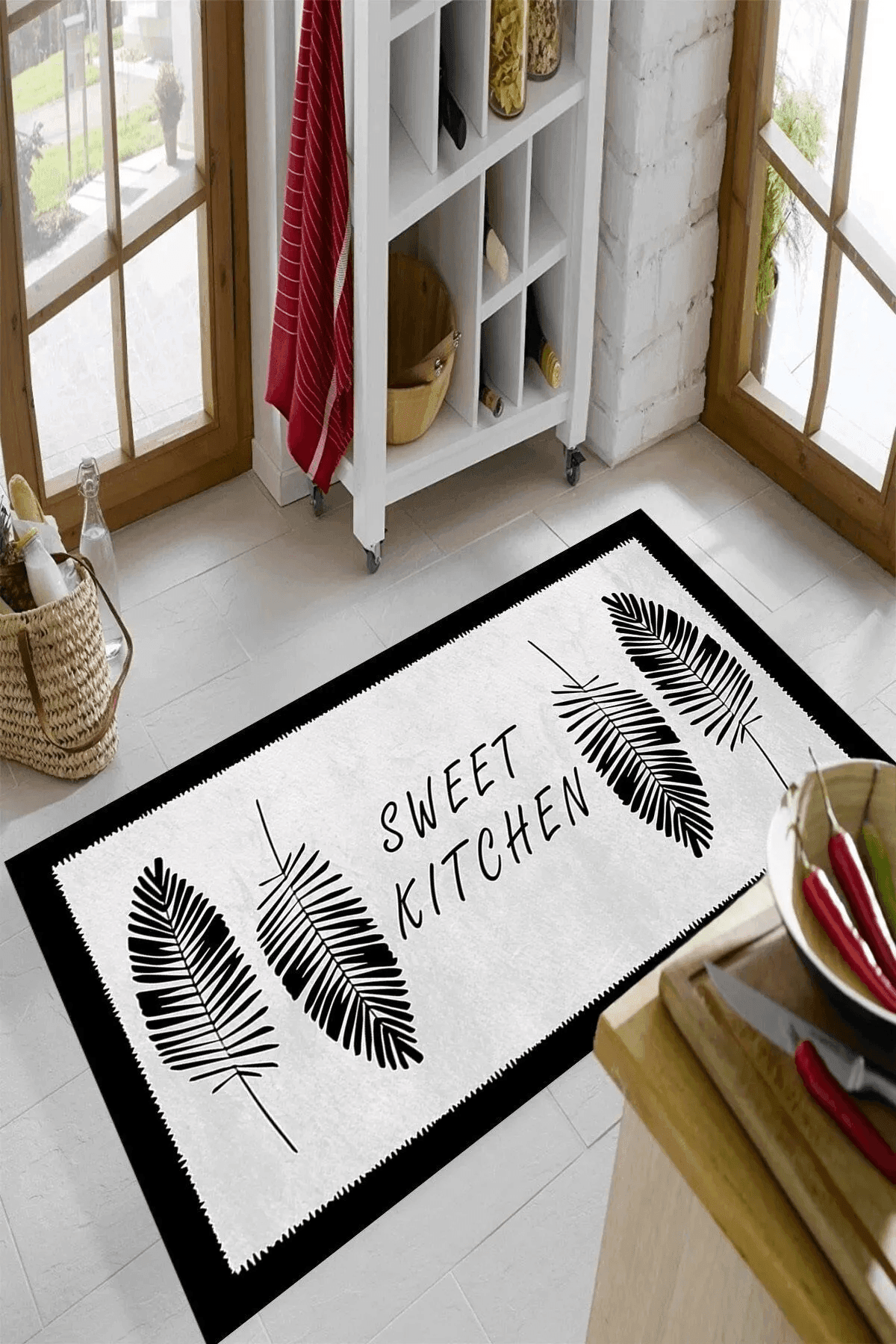 Dijital Baskılı Mutfak Halısı - Carpetella