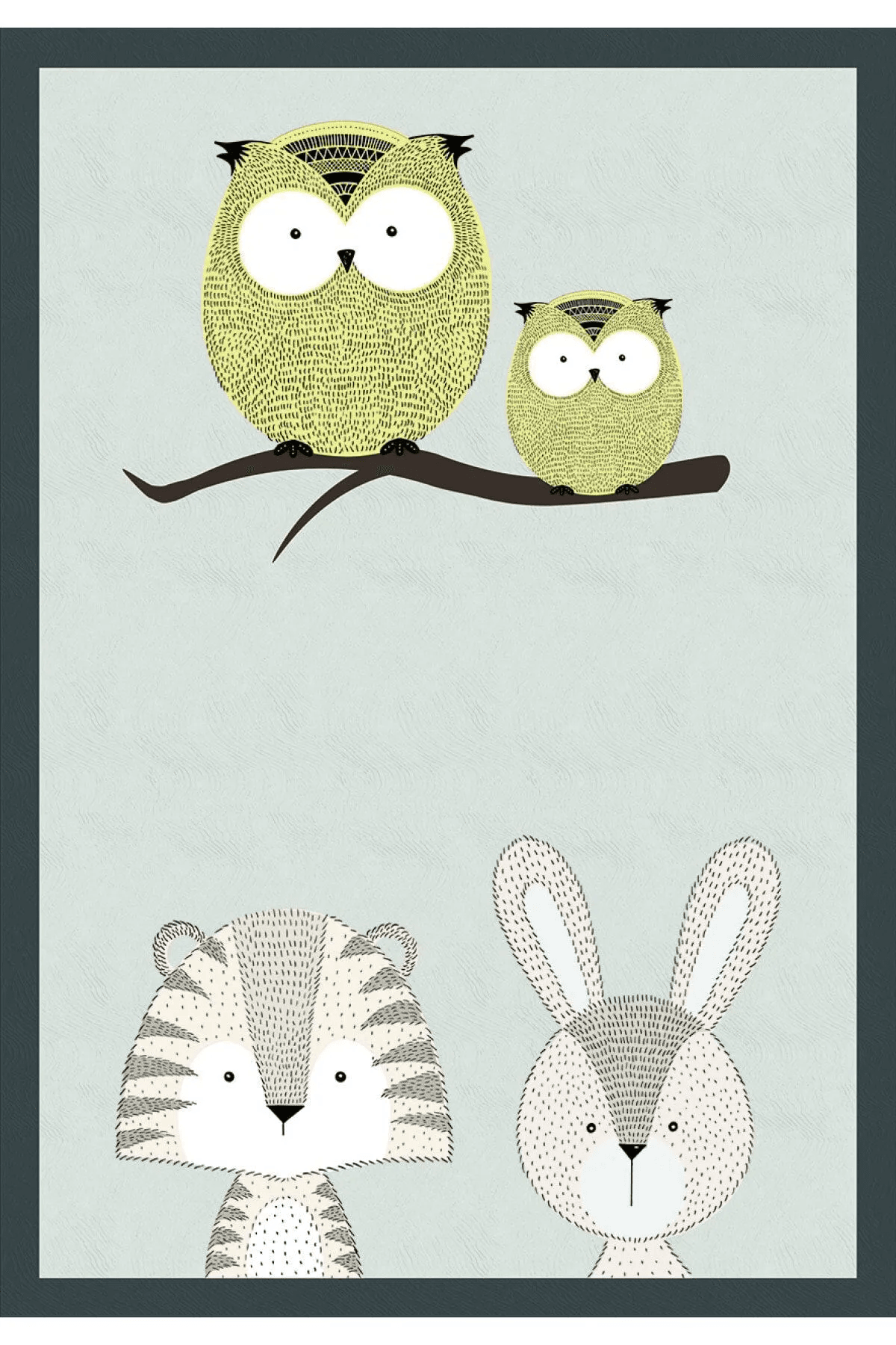 Çocuk Halısı Çocuk Odası İçin Renkli Pamuk Halı - Carpetella