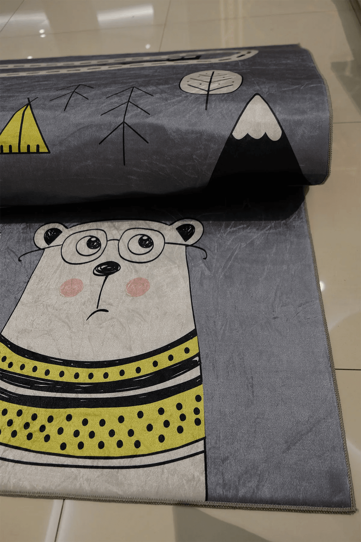 Çocuk Halısı Çocuk Odası İçin Renkli Pamuk Halı - Carpetella