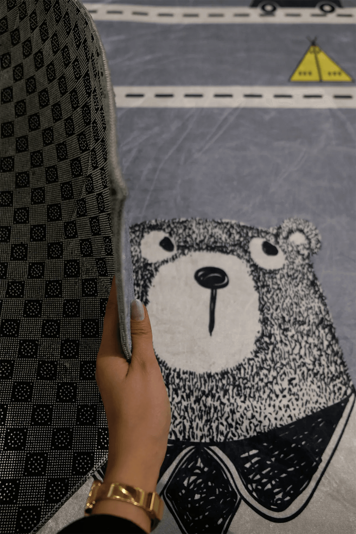 Çocuk Halısı Çocuk Odası İçin Renkli Pamuk Halı - Carpetella