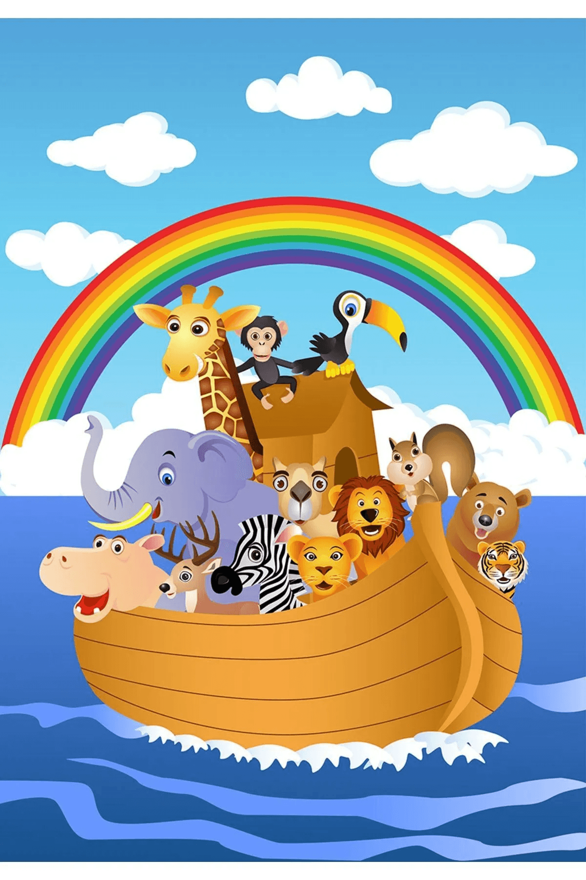 Çocuk Halısı Çocuk Odası İçin Renkli Pamuk Halı - Carpetella