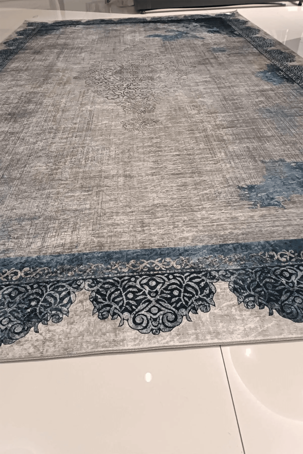 Salon Halısı Dijital Baskılı Antibakteriyel Halı - Carpetella