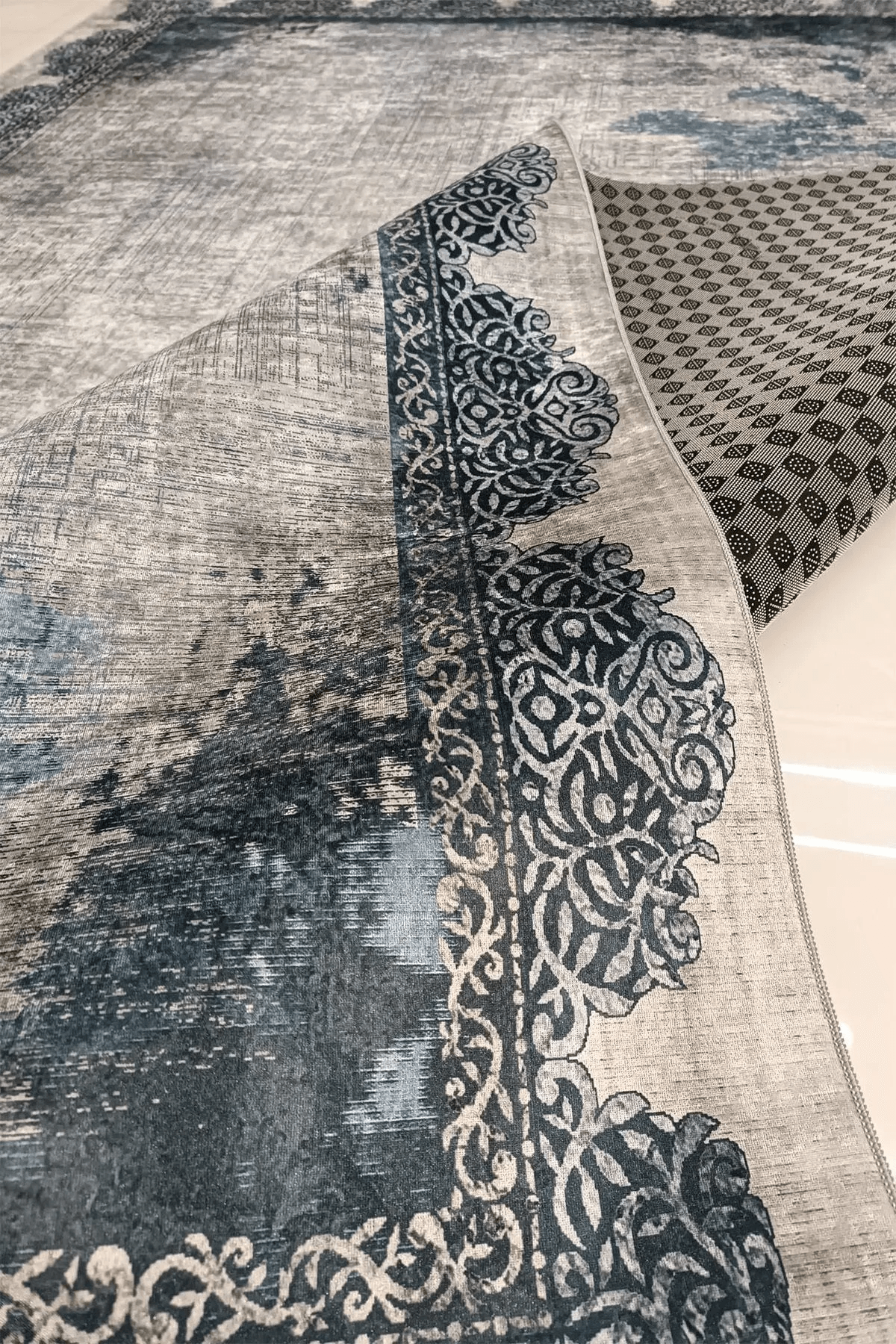 Salon Halısı Dijital Baskılı Antibakteriyel Halı - Carpetella