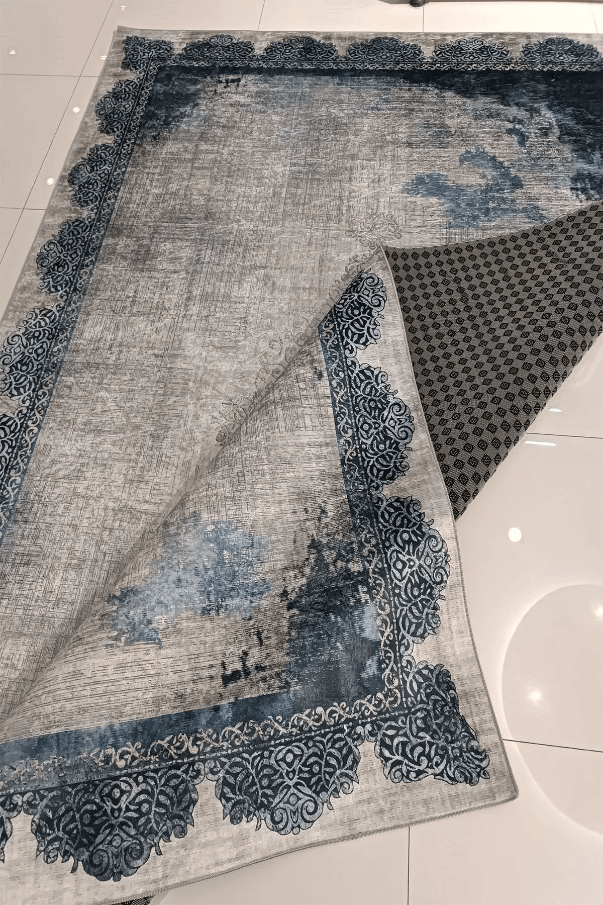 Salon Halısı Dijital Baskılı Antibakteriyel Halı - Carpetella