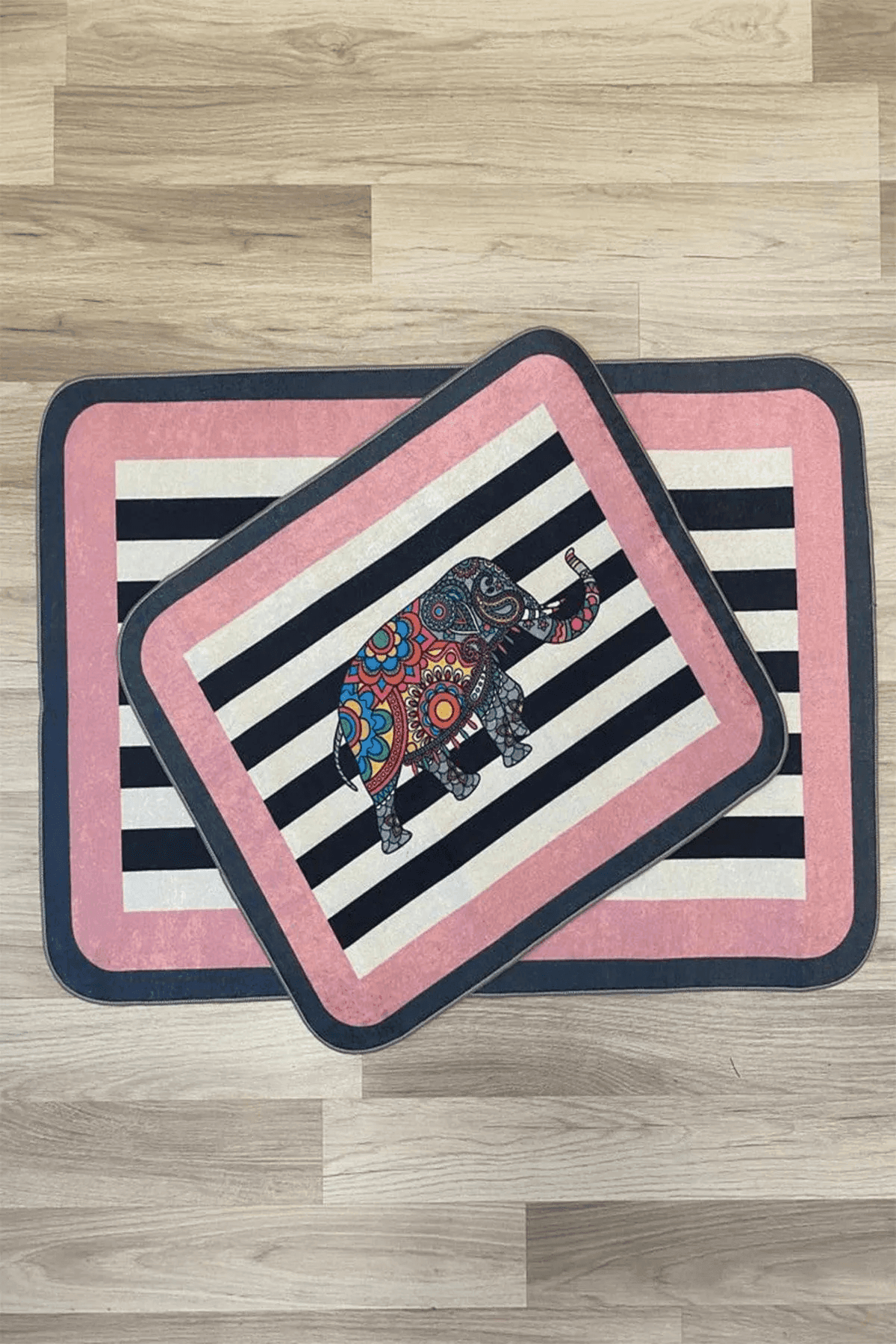 Banyo paspası seti 50x60- 60x90 - Carpetella