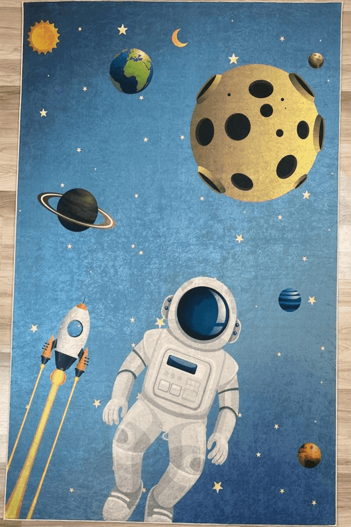 Çocuk Halısı Çocuk Odası İçin Renkli Pamuk Halı - Carpetella