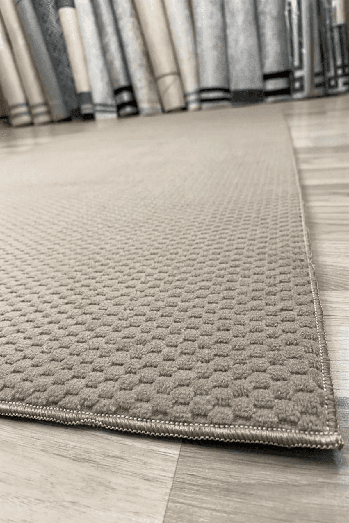 Dokuma Halı Keçe Tabanlı Düz Renkli - Carpetella