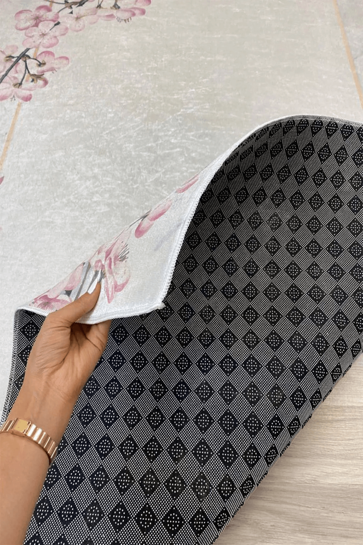 Salon Halısı Dijital Baskılı Antibakteriyel Halı - Carpetella