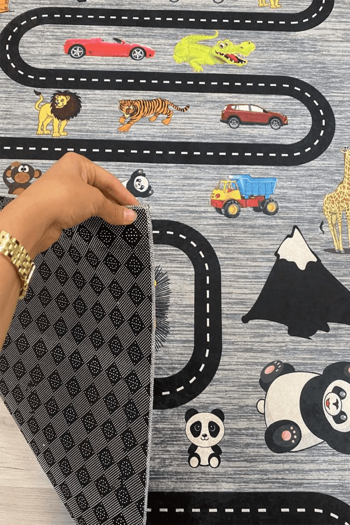 Çocuk Halısı Çocuk Odası İçin Renkli Pamuk Halı - Carpetella