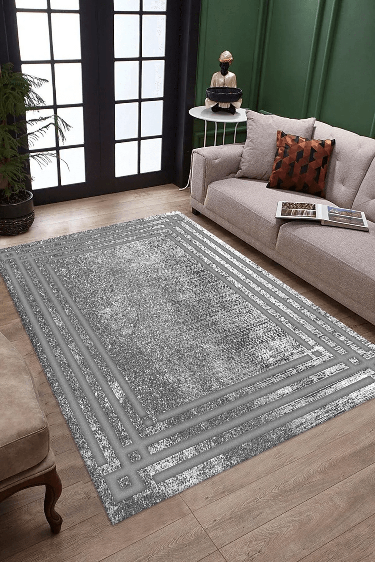 Salon Halısı Dijital Baskılı Antibakteriyel Halı - Carpetella