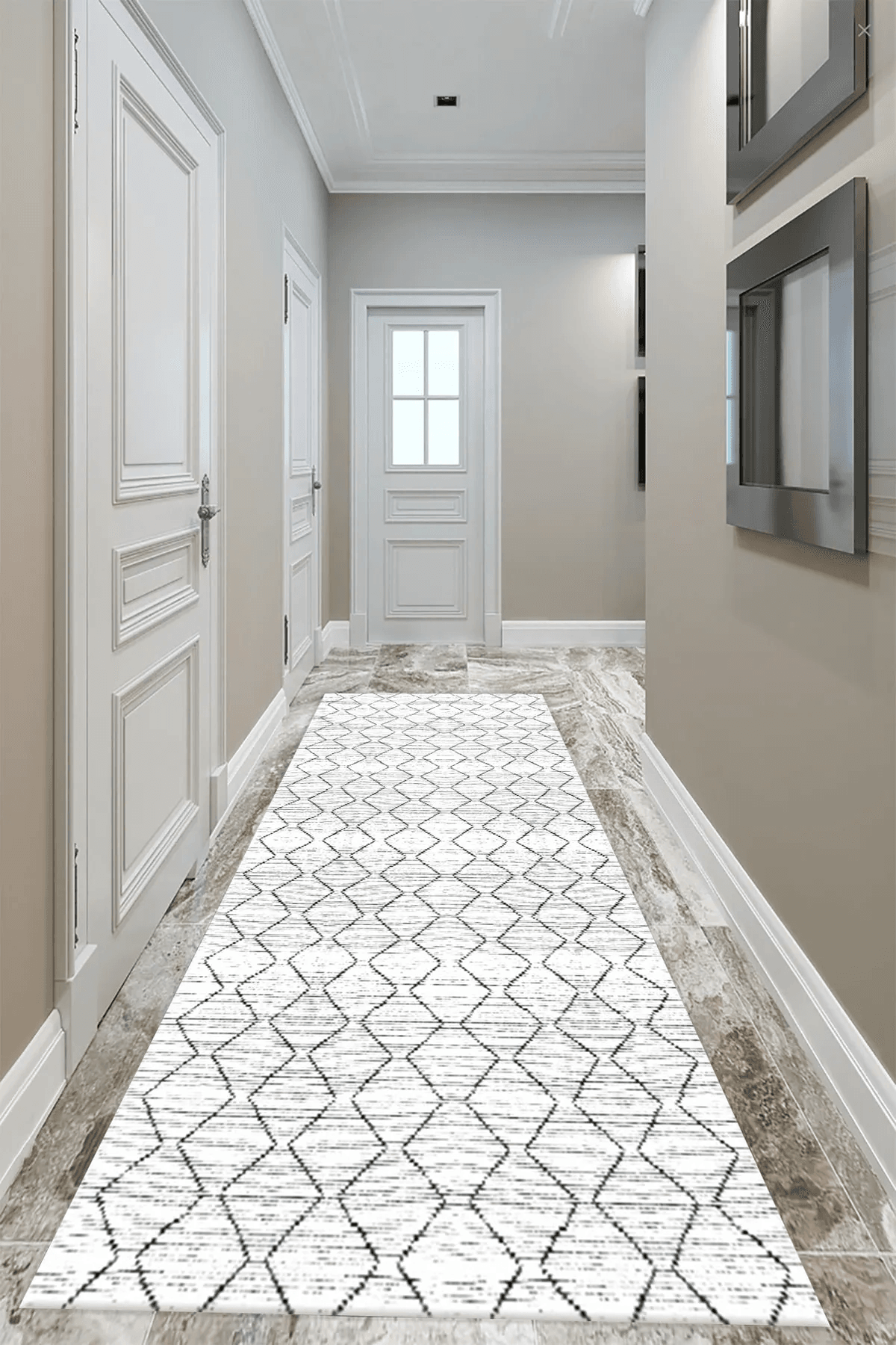 Yolluk Koridor Halısı Dijital Baskılı Tüy Tutmaz Yolluk - Carpetella