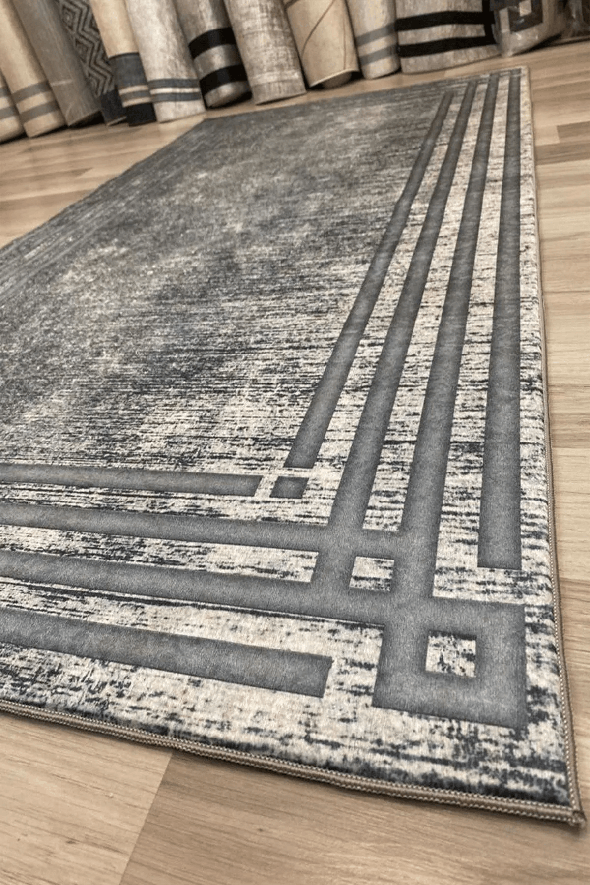 Salon Halısı Dijital Baskılı Antibakteriyel Halı - Carpetella