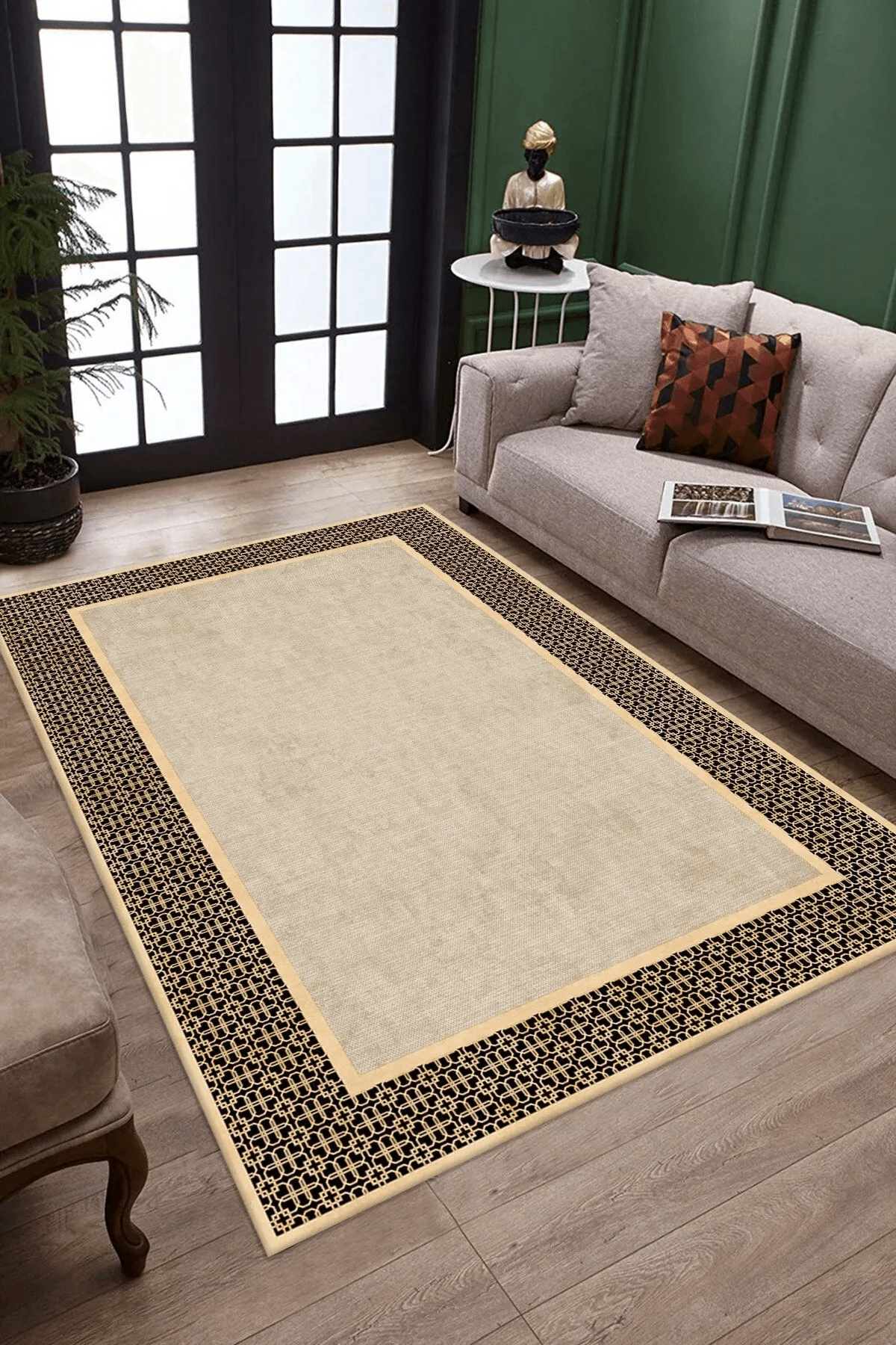 Salon Halısı Dijital Baskılı Antibakteriyel Halı - Carpetella