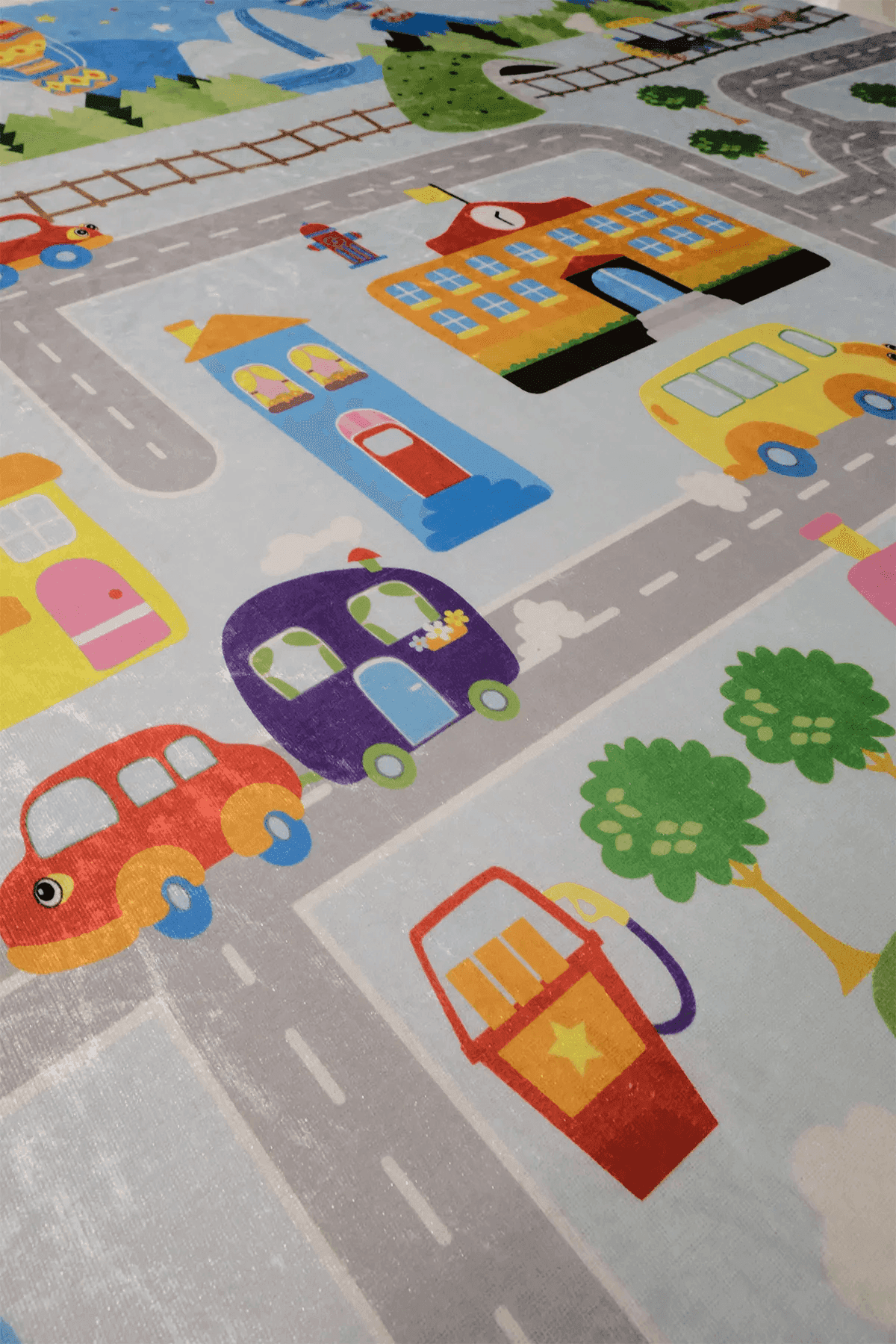 Çocuk Halısı Çocuk Odası İçin Renkli Pamuk Halı - Carpetella