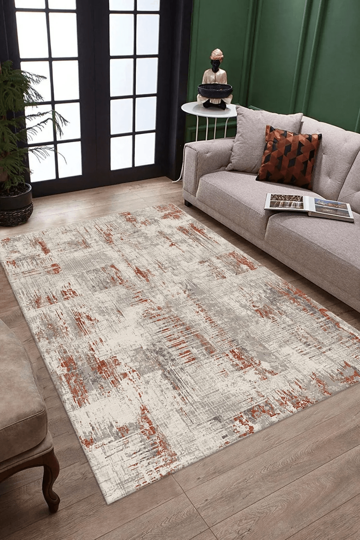 Salon Halısı Dijital Baskılı Antibakteriyel Halı - Carpetella