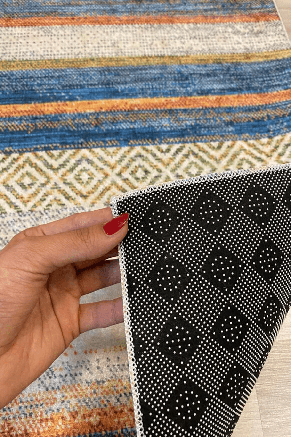 Salon Halısı Dijital Baskılı Antibakteriyel Halı - Carpetella