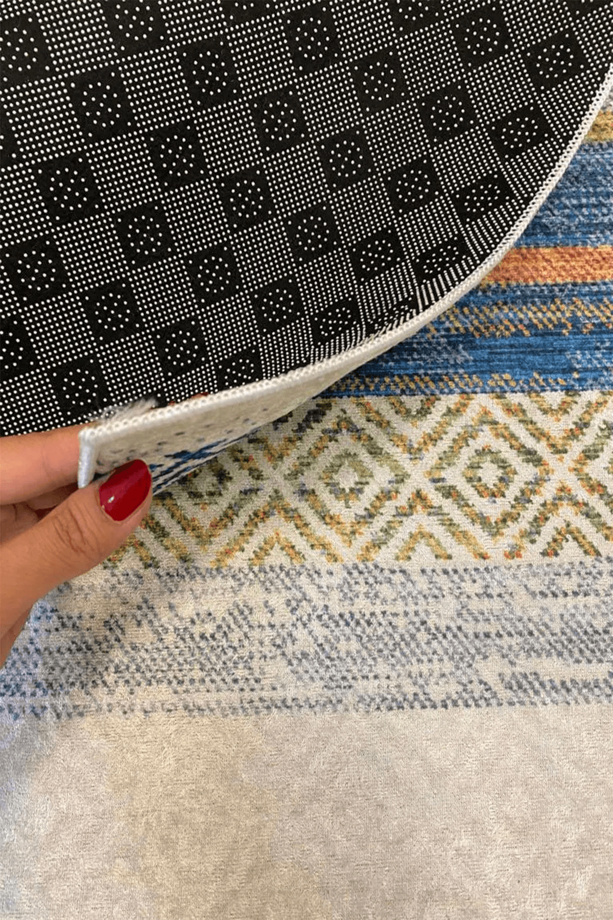 Salon Halısı Dijital Baskılı Antibakteriyel Halı - Carpetella