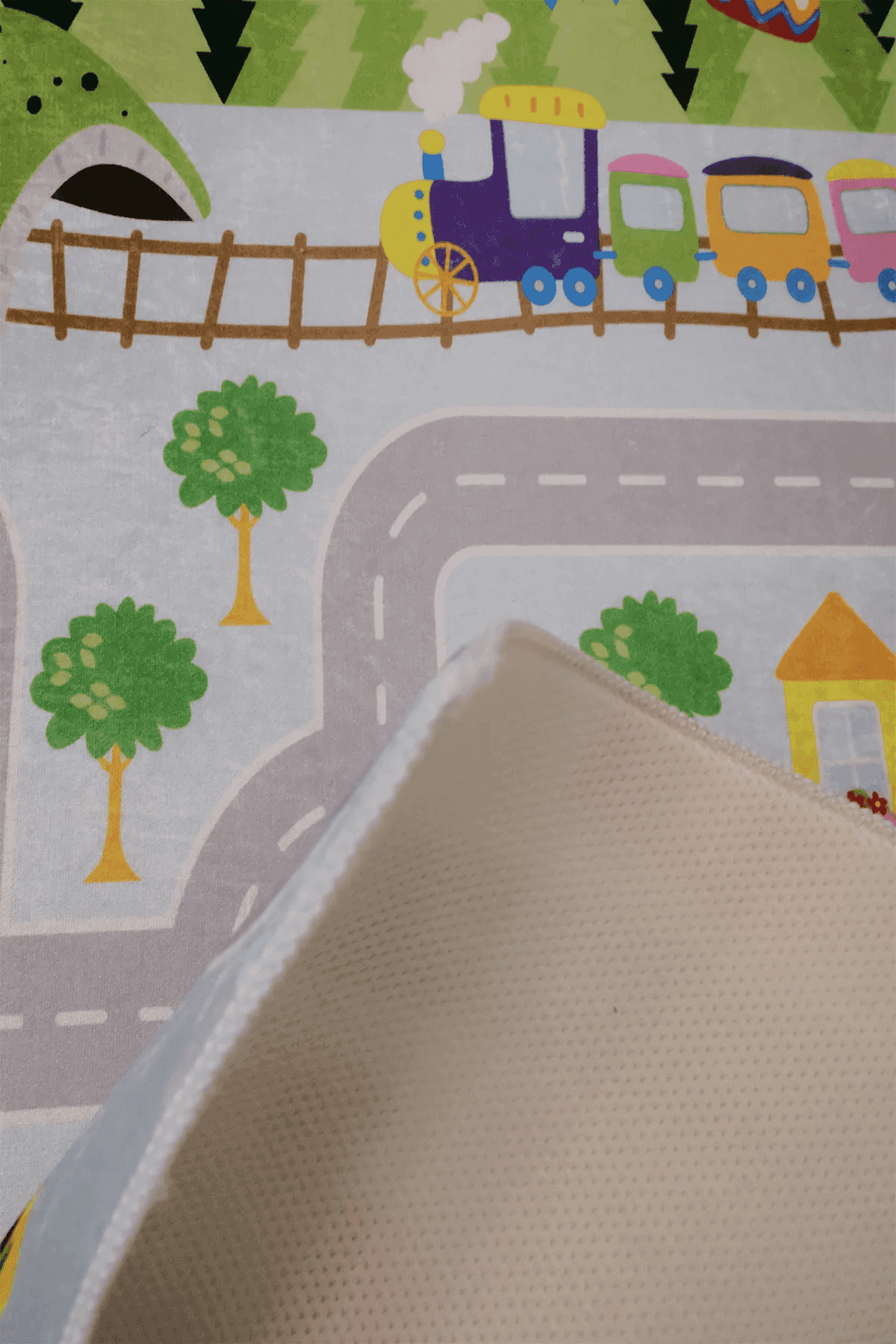 Çocuk Halısı Çocuk Odası İçin Renkli Pamuk Halı - Carpetella