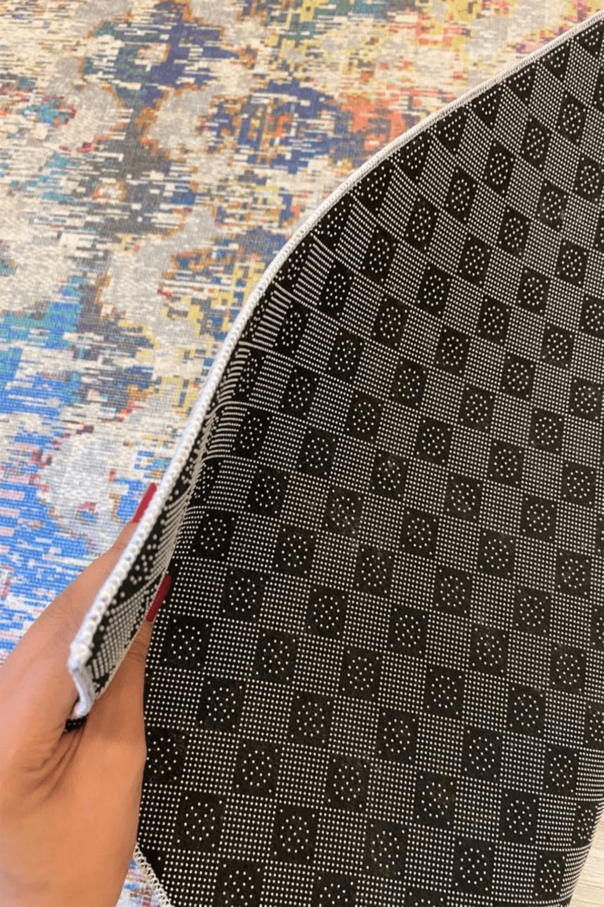 Salon Halısı Dijital Baskılı Antibakteriyel Halı - Carpetella