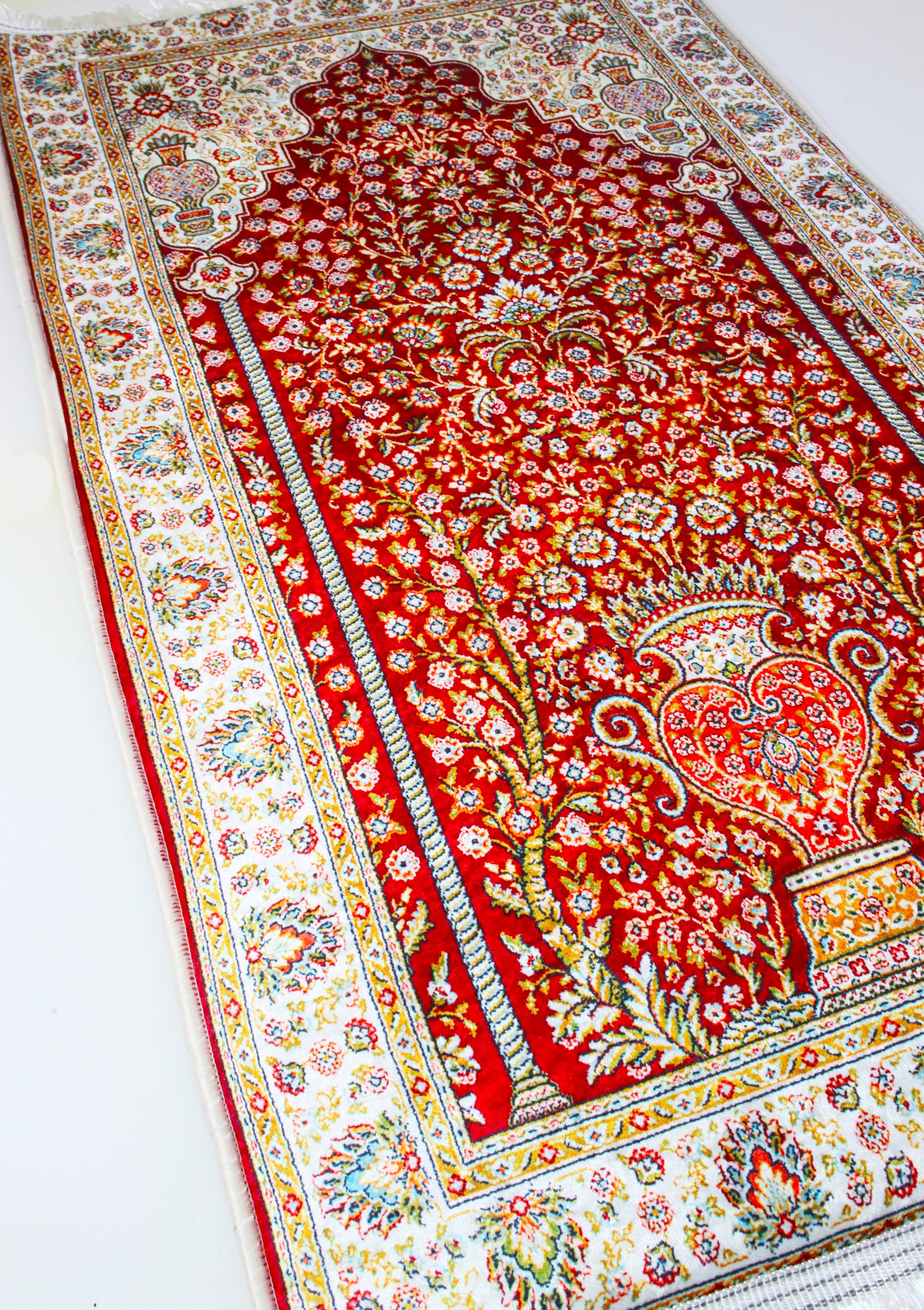 Tebriz Desenli İsme Özel 3 CM Süngerli Ortopedik Seccade - Carpetella