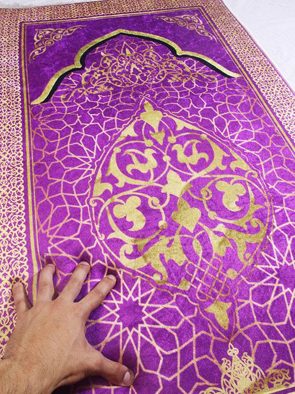 Mor Gold 3 CM Süngerli Ortopedik Seccade - Carpetella