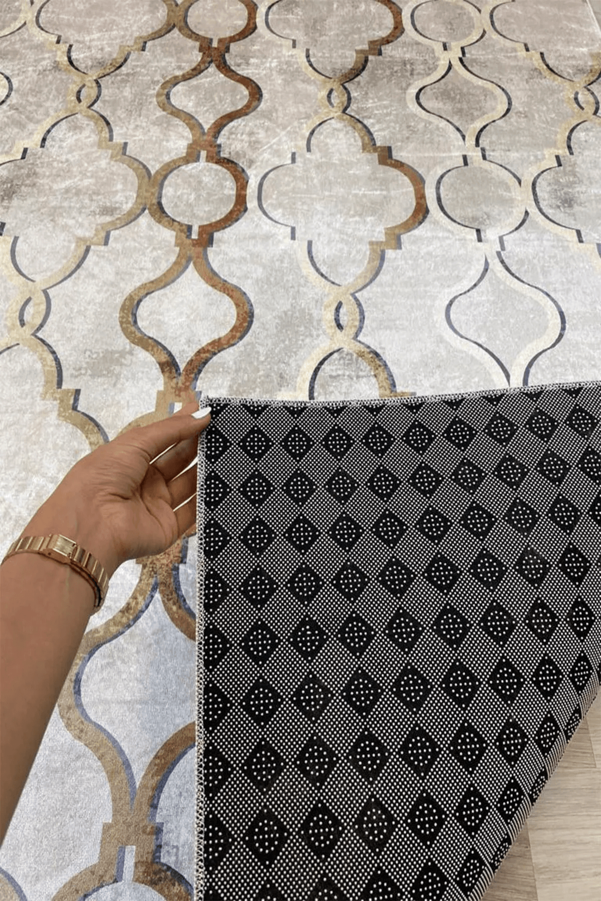 Salon Halısı Dijital Baskılı Antibakteriyel Halı - Carpetella