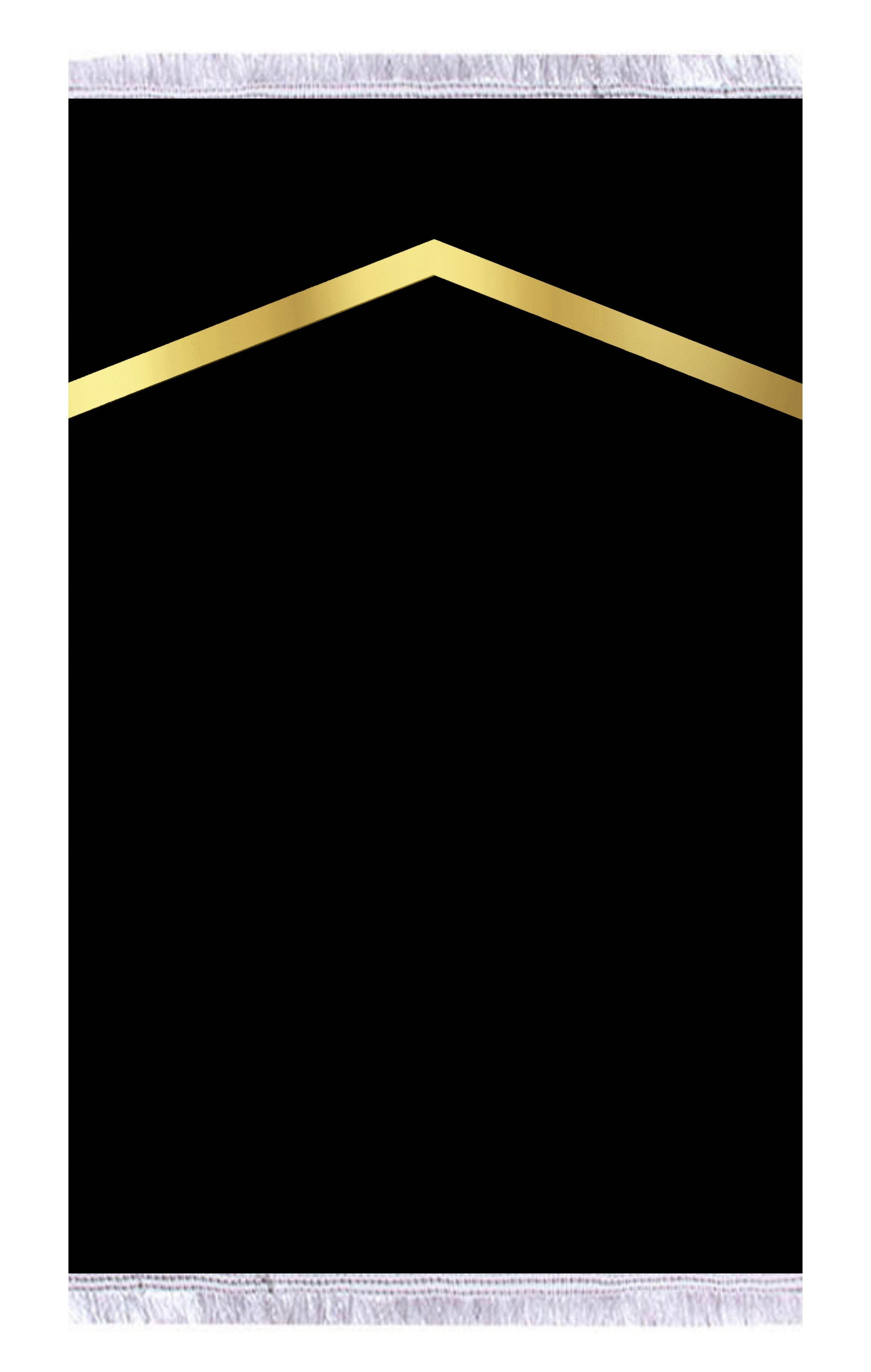 İsme Özel Sade Gold Keten Astarlı Lüks Seccade - Carpetella