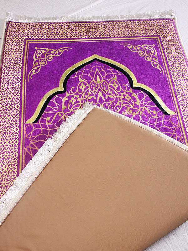 Mor Gold 3 CM Süngerli Ortopedik Seccade - Carpetella