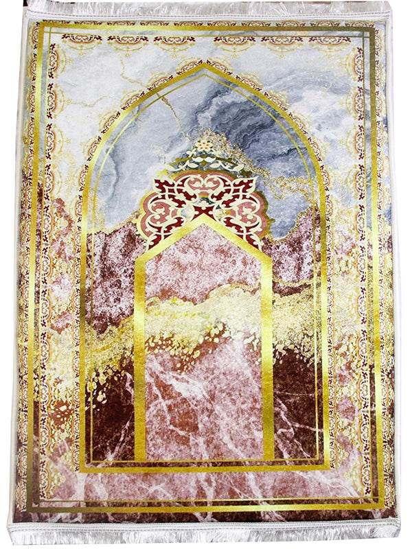 İsme Özel 3 CM Süngerli Ortopedik Seccade – Kaymaz Kadife 70x120cm - Carpetella