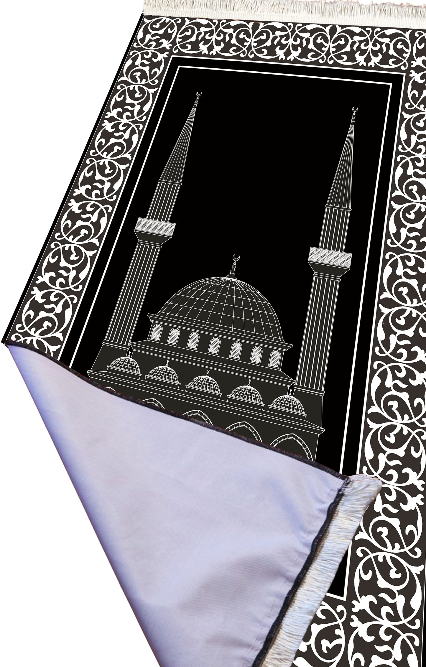 Light Slim Prayer Rug Foldable Janamaz Muslim Sejadah Islamic Gift