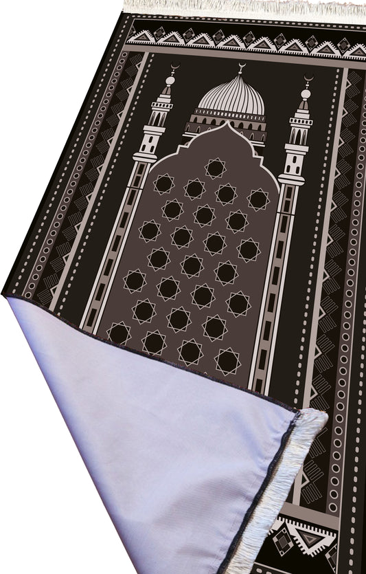 Light Slim Prayer Rug Foldable Janamaz Muslim Sejadah Islamic Gift