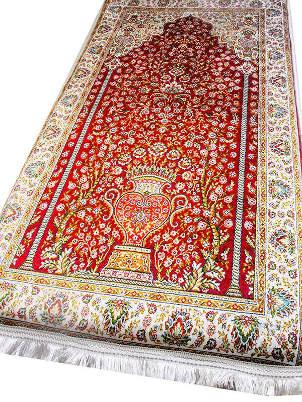 Tebriz Desenli İsme Özel 3 CM Süngerli Ortopedik Seccade - Carpetella