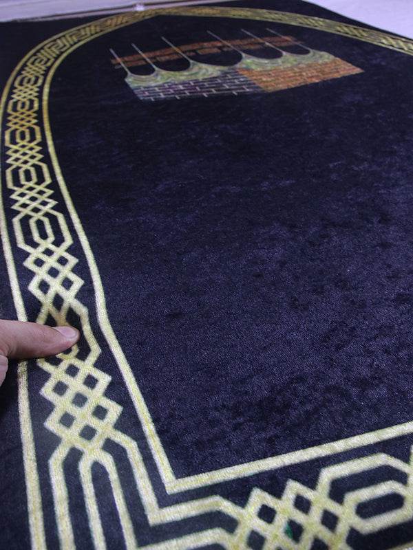 Kabe Bordür Kadife Ortopedik Seccade - İsme Özel 3 CM Süngerli - Carpetella