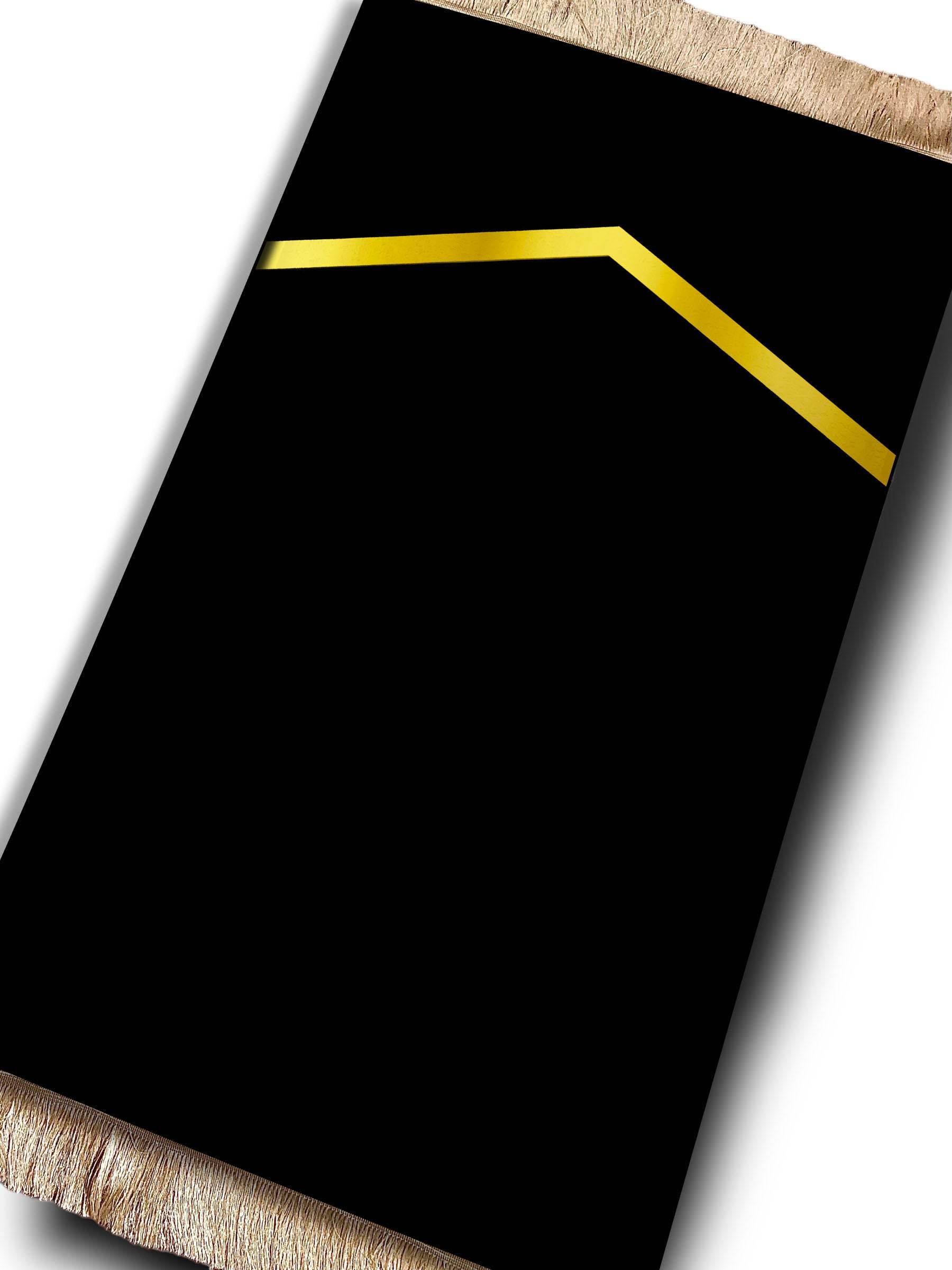 İsme Özel Sade Gold Keten Astarlı Lüks Seccade - Carpetella