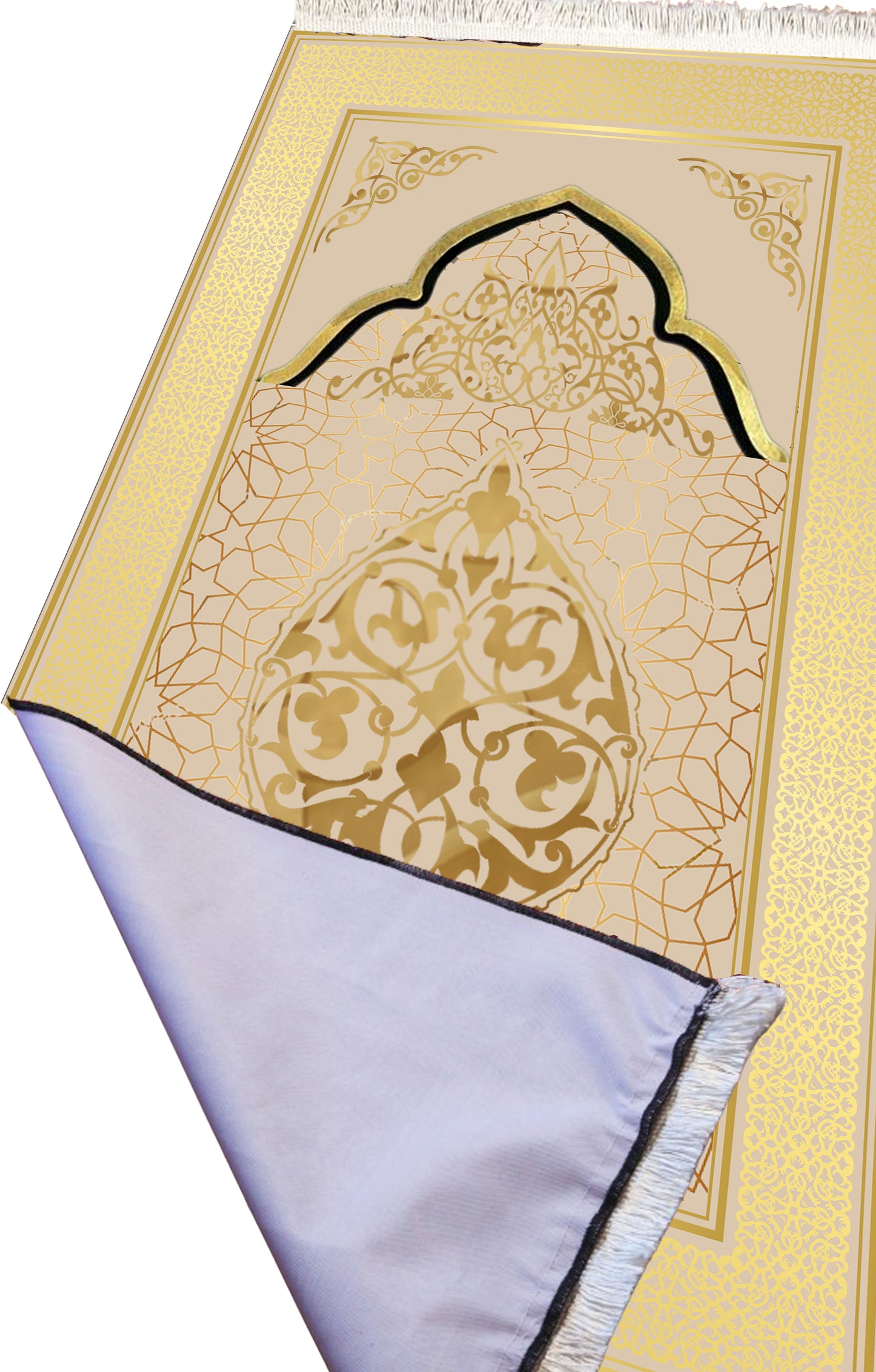 Light Slim Prayer Rug Foldable Janamaz Muslim Sejadah Islamic Gift