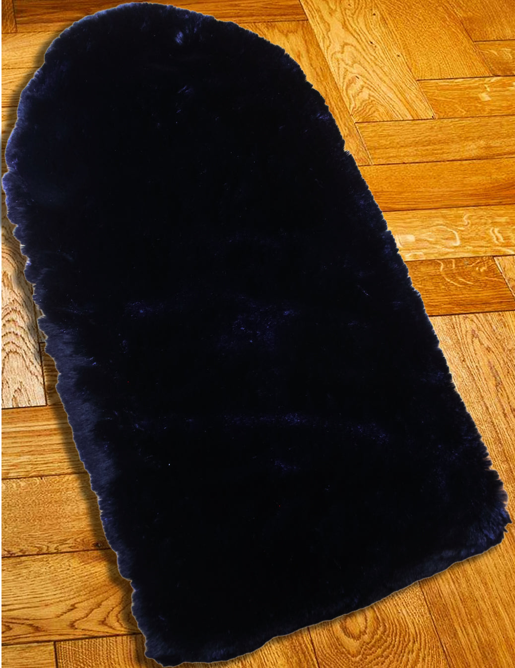 3.5 CM (1.4 INCH) Foam Padded Plush Fur Shaggy Black Prayer Rug Mat Praying Carpet Islamic Luxury Sejadah Janamaz (Kopya)