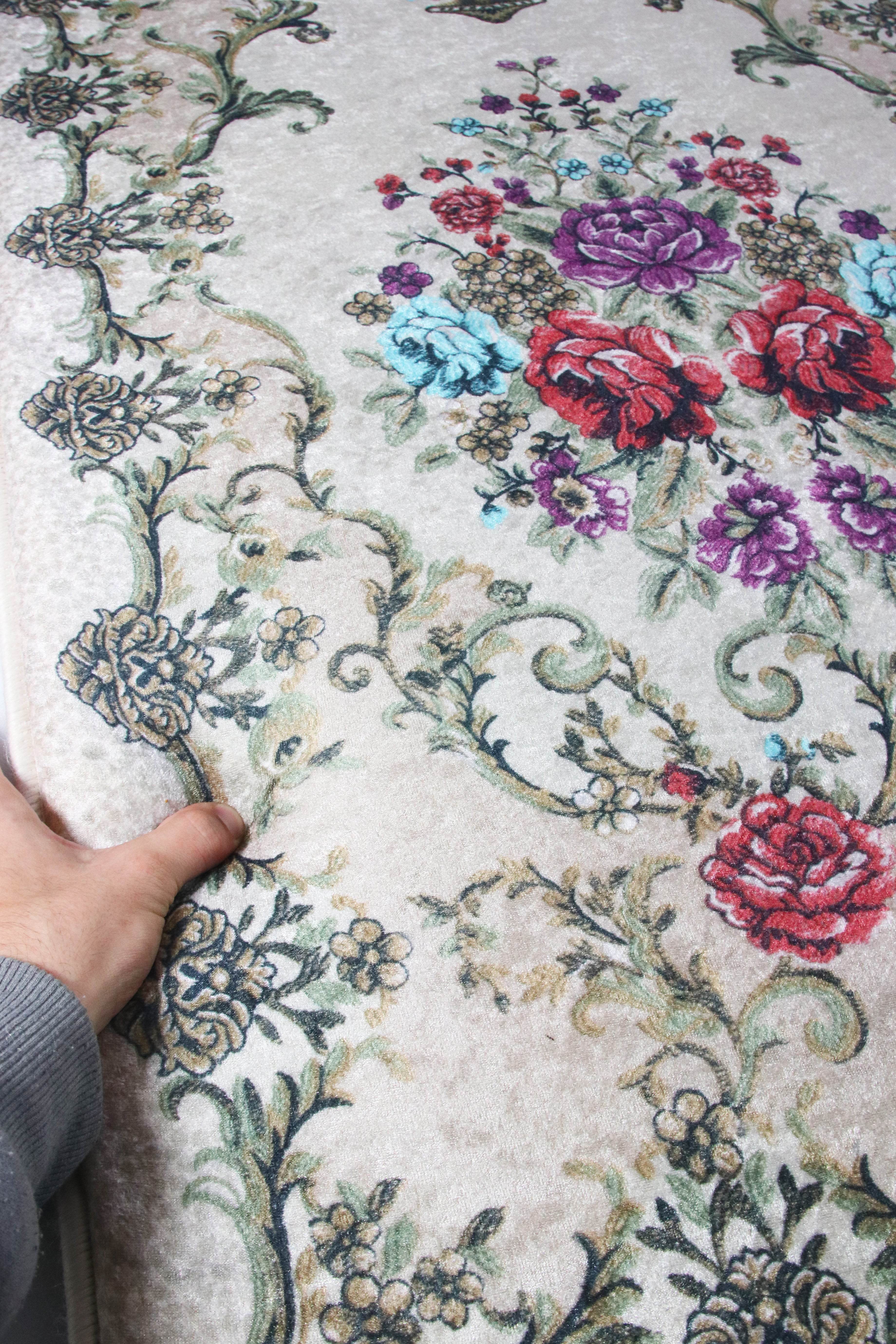 Çiçek İsme Özel 3 CM Süngerli Ortopedik Seccade - Carpetella