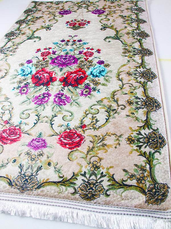 Çiçek İsme Özel 3 CM Süngerli Ortopedik Seccade - Carpetella