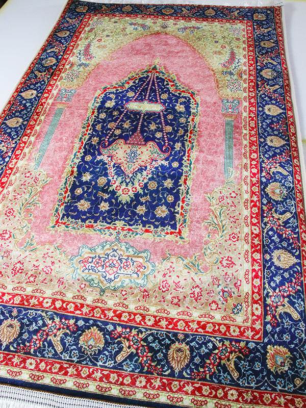 Pembe İsme Özel 3 CM Süngerli Ortopedik Seccade - Carpetella