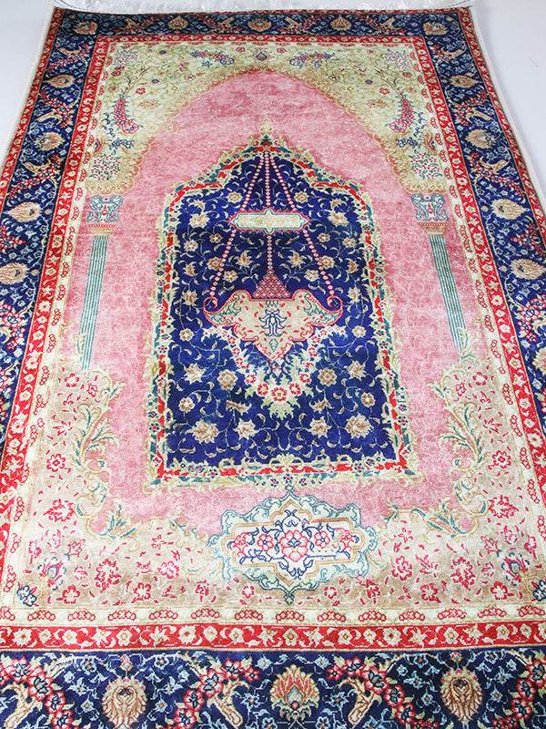 Pembe İsme Özel 3 CM Süngerli Ortopedik Seccade - Carpetella
