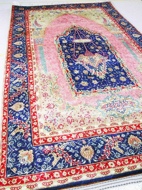Pembe İsme Özel 3 CM Süngerli Ortopedik Seccade - Carpetella