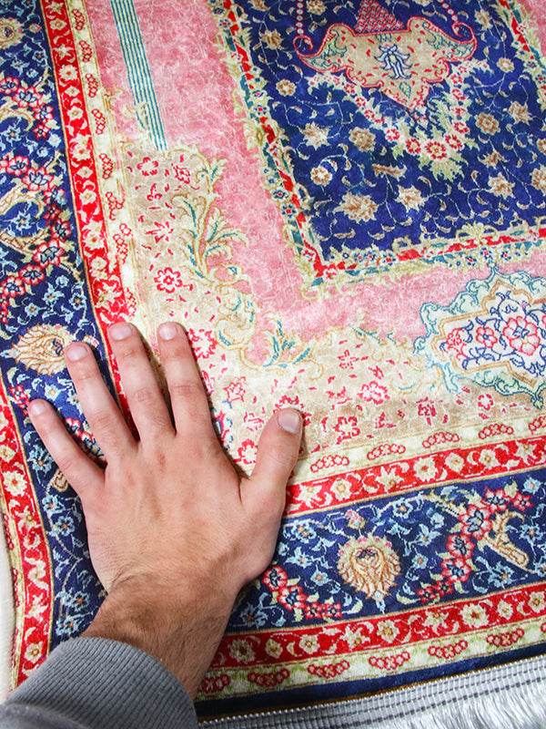 Pembe İsme Özel 3 CM Süngerli Ortopedik Seccade - Carpetella