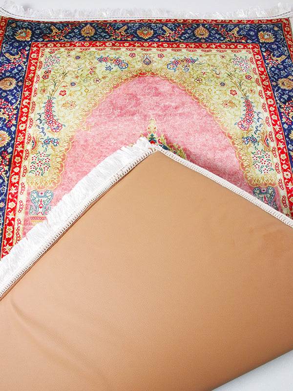 Pembe İsme Özel 3 CM Süngerli Ortopedik Seccade - Carpetella