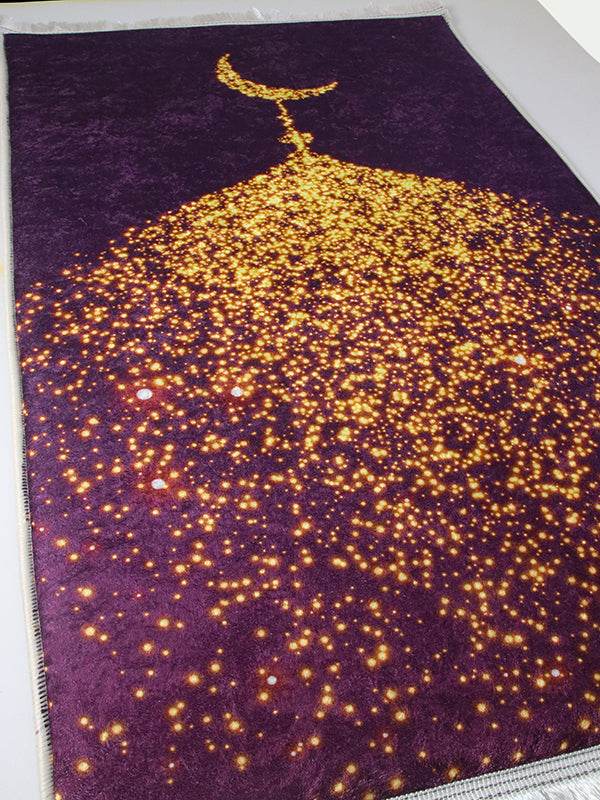 Hilal Mürdüm İsme Özel 3 CM Süngerli Ortopedik Seccade - Carpetella