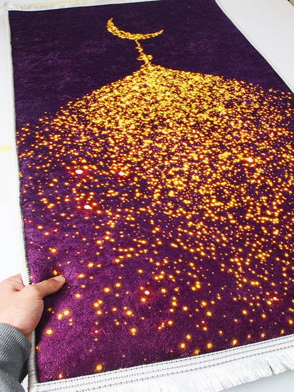 Hilal Mürdüm İsme Özel 3 CM Süngerli Ortopedik Seccade - Carpetella