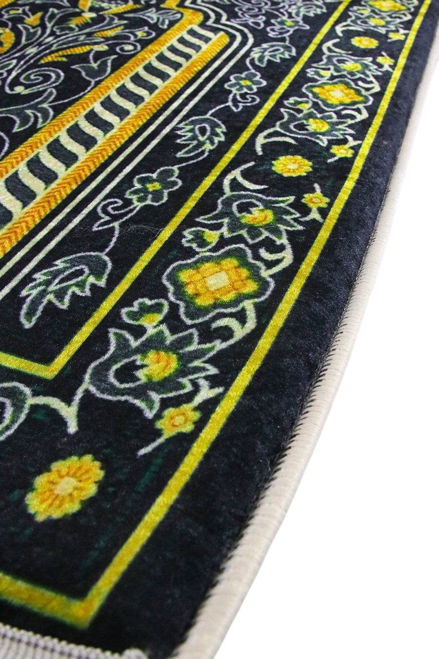 Hurma Ağacı Kadife Ortopedik Seccade - İsme Özel 3 CM Süngerli - Carpetella